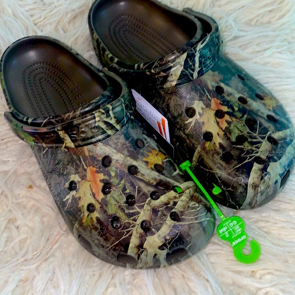 CROCS Other - Brand new with tags camo Crocs